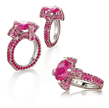 PINK SAPHIR RING